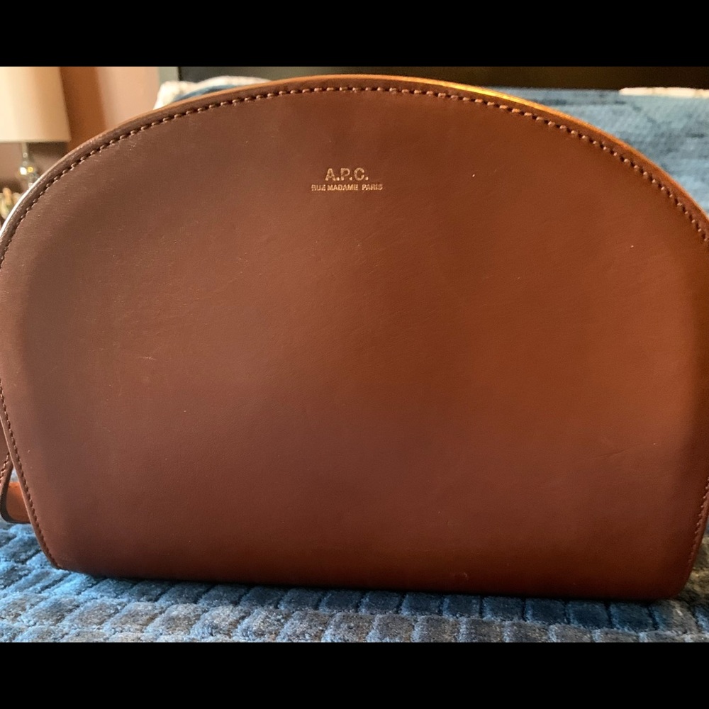 Authentic A.P.C half moon bag